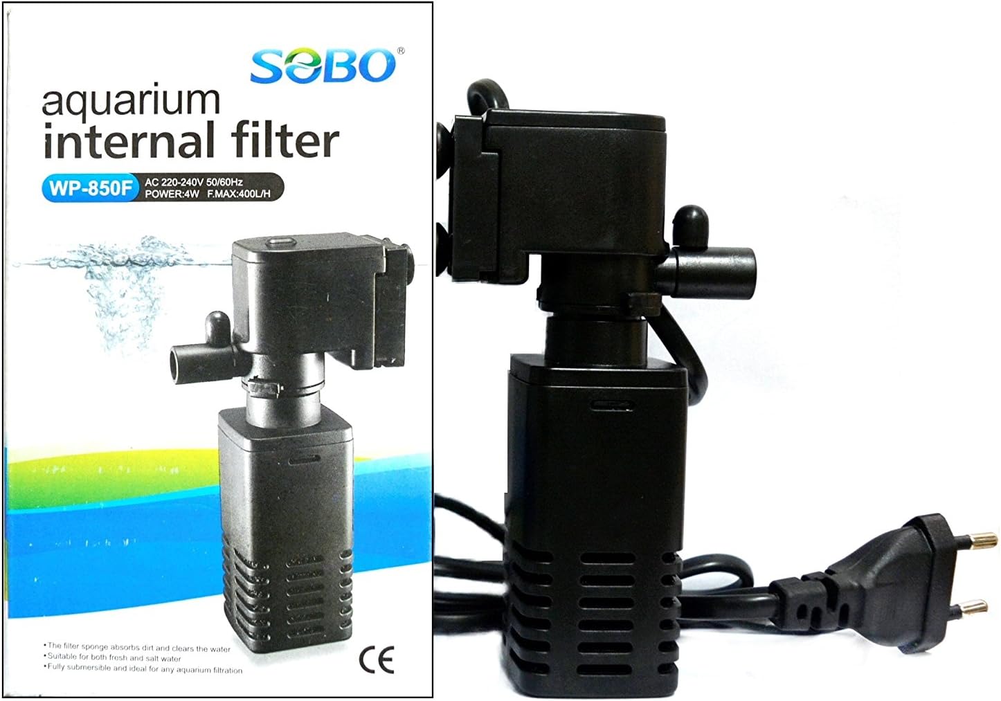 Alternative view of WP-850F Akvaryum İç Filtresi 400 Lt/H 4 W