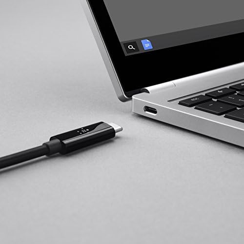 USB 3.1 USB-C - USB-A Kablosu, 0,9 m (USB-IF Sertifikalı, 10 Gbps, Ultra HD 4k), Siyah