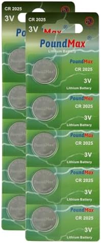 10 x CR2025,MP058 Düğme Pil