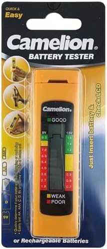Camelion Bt-0506 Pil Ölçüm Cihazı - Pil Ölçer - Pil Test Cihazı