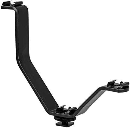 Makineler İçin V Bracket Üç Grişli Flaş, Led, Mikrofon Tutucu