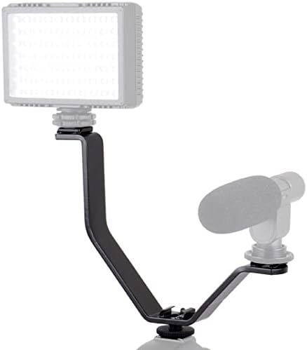 Alternative view of Makineler İçin V Bracket Üç Grişli Flaş, Led, Mikrofon Tutucu