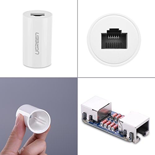 Alternative view of Ethernet Kablo Birleştirici Ara Aparat Beyaz
