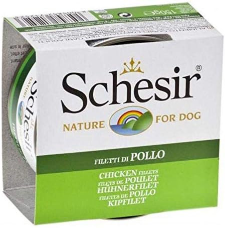 Schesir Jelly Tavuk Fileto Jöle İçinde Yetişkin Köpek Konservesi 150g