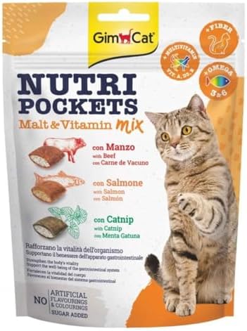 Alternative view of GimCat Nutripockets Kedi Ödülü Malt&Multivitamin, 150 gr