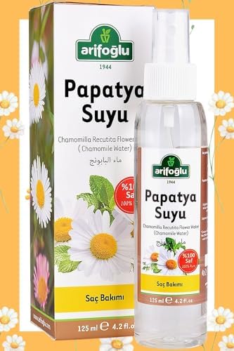 Papatya Suyu 125ml - Saç Açıcı Sprey, Doğal Cilt Bakım Suyu | Arifoglu Chamomile Water 125ml - Hair Lightening Spray, Natural Skin Care