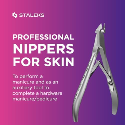 PRO Akıllı 10 NS-10-5 Kütikül 1/2 Çene 0,2 inç 5 mm Profesyoneller ve Uzmanlar için Avrupa'da El Yapımı Bıçak Koruyuculu