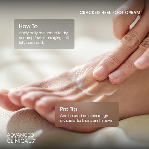 Advanced Clinicals Cracked Heel Topuk Bakım Kremi 237Ml