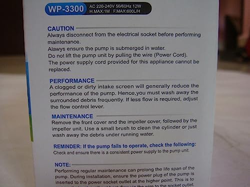 Alternative view of Wp-3300 Akvaryum Kafa Motoru