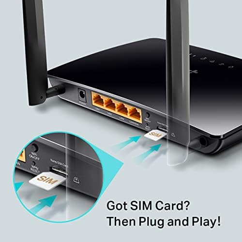 Archer MR200, AC750 Mbps Kablosuz Dual Band 3G/4G LTE Router, Çift Bantlı