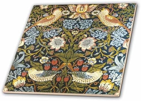 Alternative view of William Morris Erdbeerdieb Muster – Keramik Fliesen, 6 (CT 219390 2)