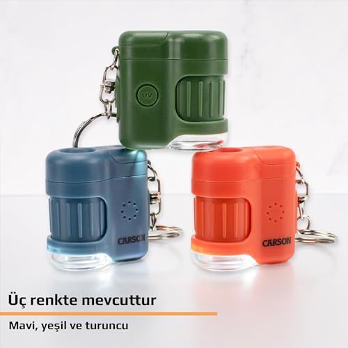 Alternative view of MM-280B MicroMini™ Cep Mikroskobu Anahtarlık, Mavi