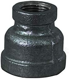 Alternative view of SUPPLY GIANT CNSD3344 1-1/2 X 3/4 Siyah Dövülebilir Demir İndirgeyici Kaplin, 1-1/2 inç. x 3/4
