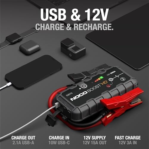 Alternative view of Noco Genius GB70 Ultrasafe Lityum Akü Takviye + Powerbank + Led Lamba