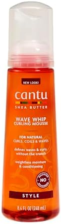 Alternative view of Cantu Wave Whip Curling Mousse, Shea Tereyağlı Doğal Saçlar İçin, 8,4 oz (Ambalaj değişebilir)