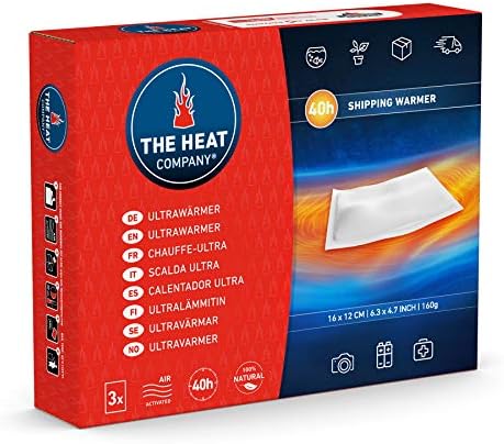 THE HEAT COMPANY Ultra Isıtıcı Isı Pedi 3 Adet Ekstra Yapışkansız 40 Saat Güvenilir Isı canlı hayvan taşıma Isıtıcısı Akü Isıtıcı hava ile etlinleşir Saf Doğal