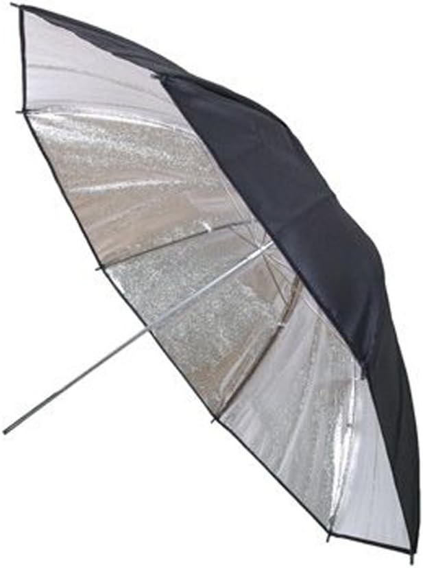 Stüdyo Reflektör Şemsiyesi 84cm 33 inç Gümüş Siyah