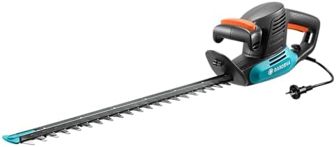 EasyCut 500/55 elektrikli çalı budama makası: 500 W motor gücüne sahip elektrikli çit budama makinesi, 55 cm bıçak uzunluğu, 18 mm bıçak açıklığı, ergonomik sap ve darbe koruması (9832-20)