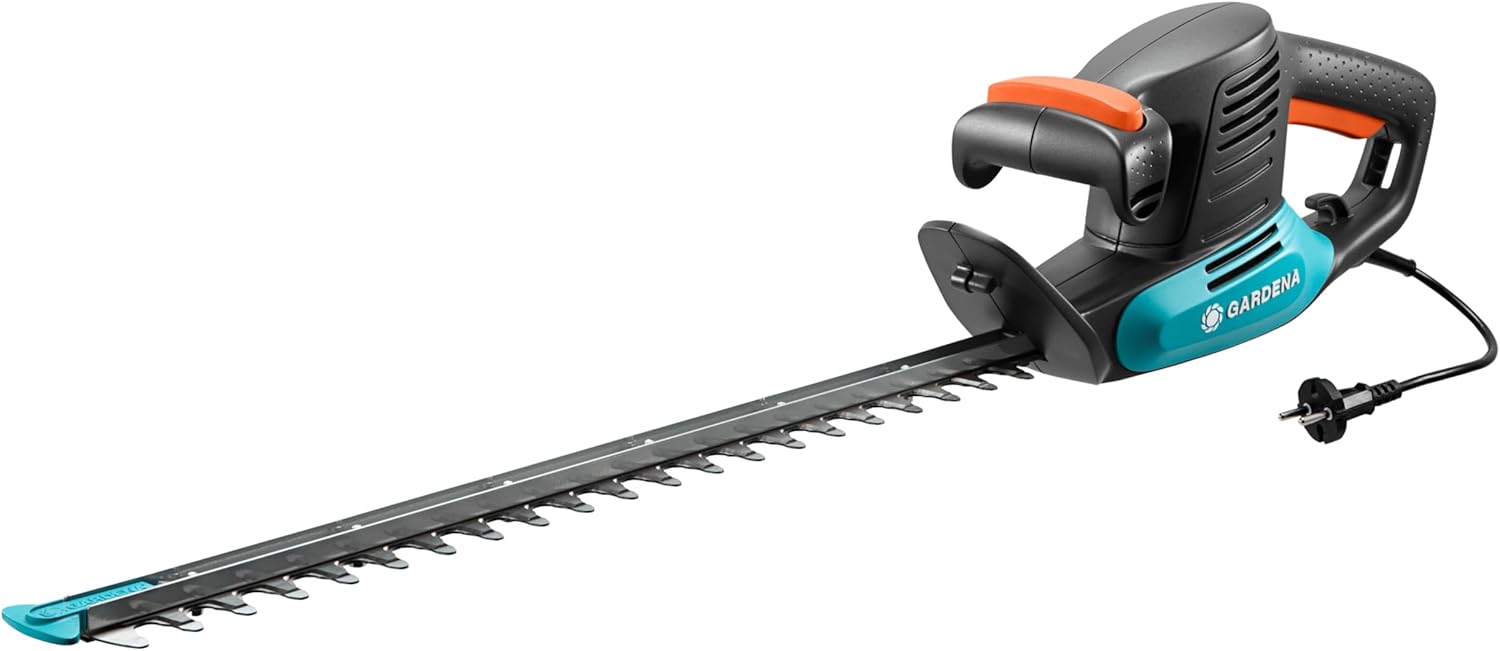 Alternative view of EasyCut 500/55 elektrikli çalı budama makası: 500 W motor gücüne sahip elektrikli çit budama makinesi, 55 cm bıçak uzunluğu, 18 mm bıçak açıklığı, ergonomik sap ve darbe koruması (9832-20)