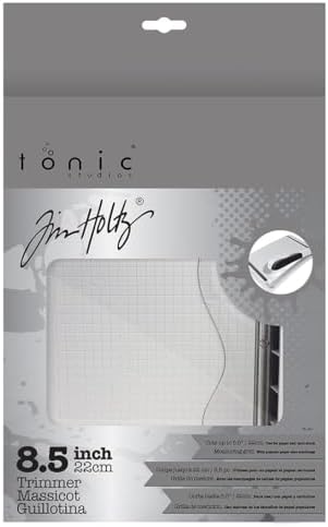 Tim Holtz Tonic 21,6 cm Kollu Dilimleyici, Çok Renkli