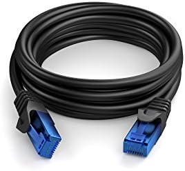 Alternative view of – Ethernet Kablosu, Ağ Kablosu, LAN – 5m – 0,25-30m arasında mevcuttur (10Gbps, Gigabit Ağlar için Fiber Hızı, ile Switch/Router/Modem, siyah/mavi)