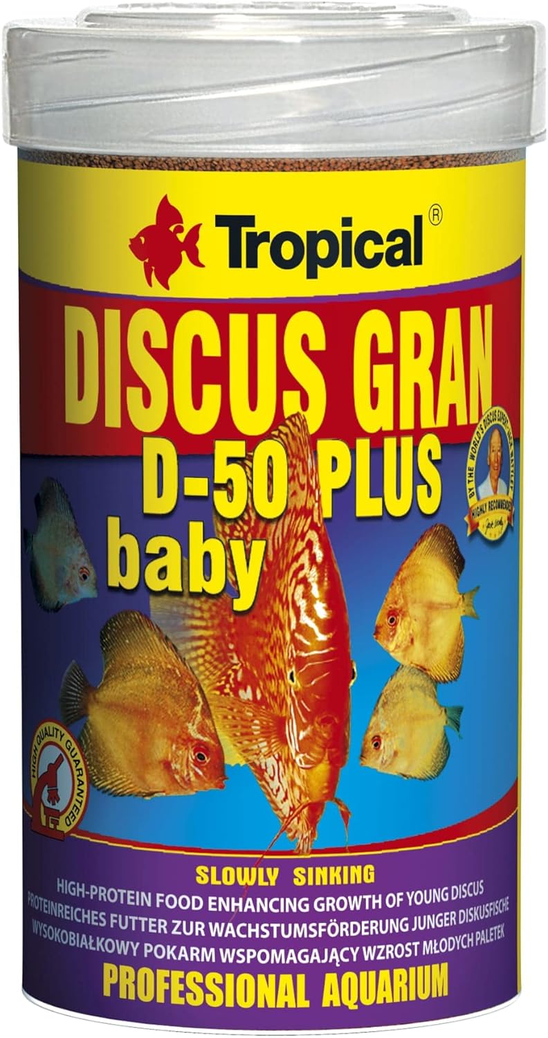 Discusgran D-50 Plus Baby Yavru Discus Balıkları İçin Renklendirici Yem 100 Ml