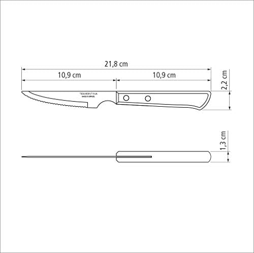 21109/694 Biftek Bıçak Khv 10 cm 6'lı Blister