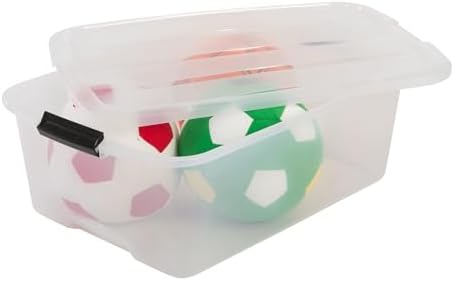 Alternative view of Ohyama Kapaklı Plastik Saklama Kutuları, 30L, 6'lı Set, Şeffaf