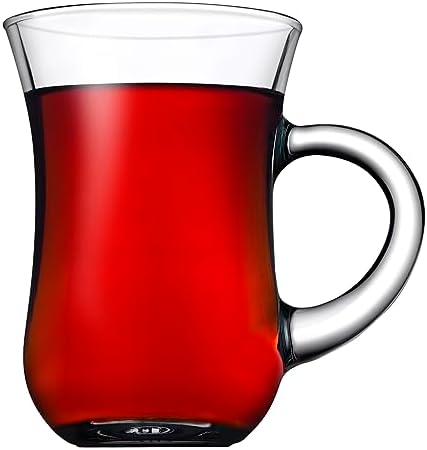 -G4 Çay Bardak 6 Lı Kulplu Çay Bardağı