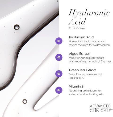 Advanced Clinicals Hyaluronic Acid Serum 52ML