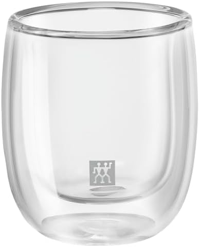 Çift Camlı 2'li Espresso Bardak Seti, Şeffaf, 80 ml
