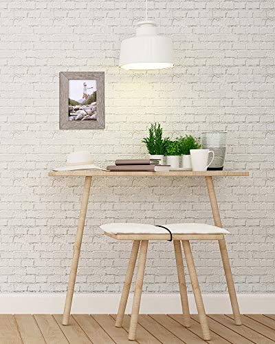 Alternative view of International Designs Rustikal Fashion breit Linear graywash Holz Bilderrahmen, 5 x 7, grau