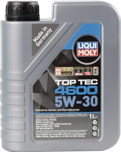 Alternative view of Moly Top Tec 4600 5W-30 1 Litre Otomotiv Bakım Ürünü