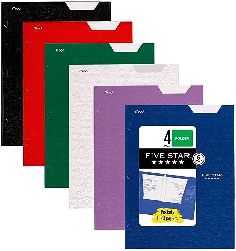 Beş Star Klasör, Viertaschen - 6er-Pack