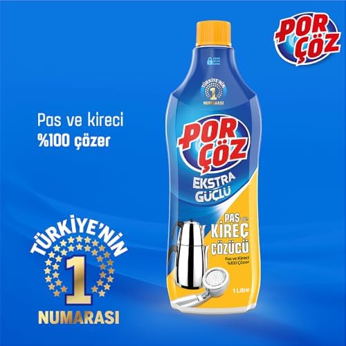 PORÇÖZ Kireç ve Pas Çözücü, 1 Lt