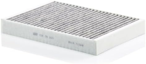 Mann Filter CUK 34 003 Otomotiv Kabin Hava Filtresi Aktif Karbon, Araba ve Kamyon Yolcu Bölmesi için OEM Filtre Değiştirme: XC60, XC90, S60 ve daha fazlası