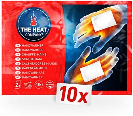 THE HEAT COMPANY El ısıtıcı – 10 veya 40 çift – ekstra sıcak – cep ısıtıcı ısıtıcı pedler – parmak ısıtıcı: 12 saat sıcak eller – hava ile etkinleşir