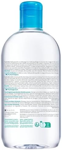 Hydrabio H2o Kuru Ciltler için Nemlendirici Micellar Makyaj Temizleme Suyu Yüz ve Göz Çevresi Kullanımına Uygun