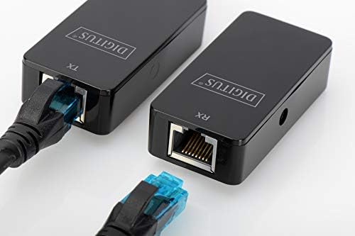 USB genişletici - 50 m menzil - USB 2.0 - Cat-5'ten UTP, STP ve S-FTP ağ kablosu - Tak ve Çalıştır - siyah