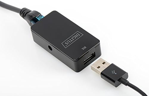 Alternative view of USB genişletici - 50 m menzil - USB 2.0 - Cat-5'ten UTP, STP ve S-FTP ağ kablosu - Tak ve Çalıştır - siyah