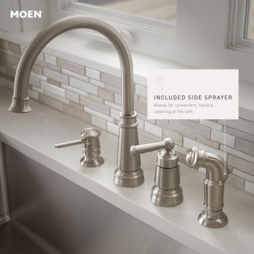 87042BRB Edison One-Handle Arc Kitchen, Mediterranean Bronze