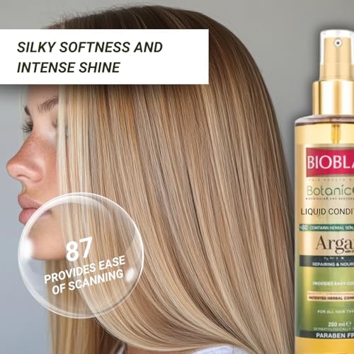 Alternative view of Bioblas Saç Dökülmesine Karşı Sıvı Saç Kremi – Argan Yağlı, Bitkisel Serumlu, Durulanmayan, Kolay Tarama & Yoğun Bakım, 200 ml