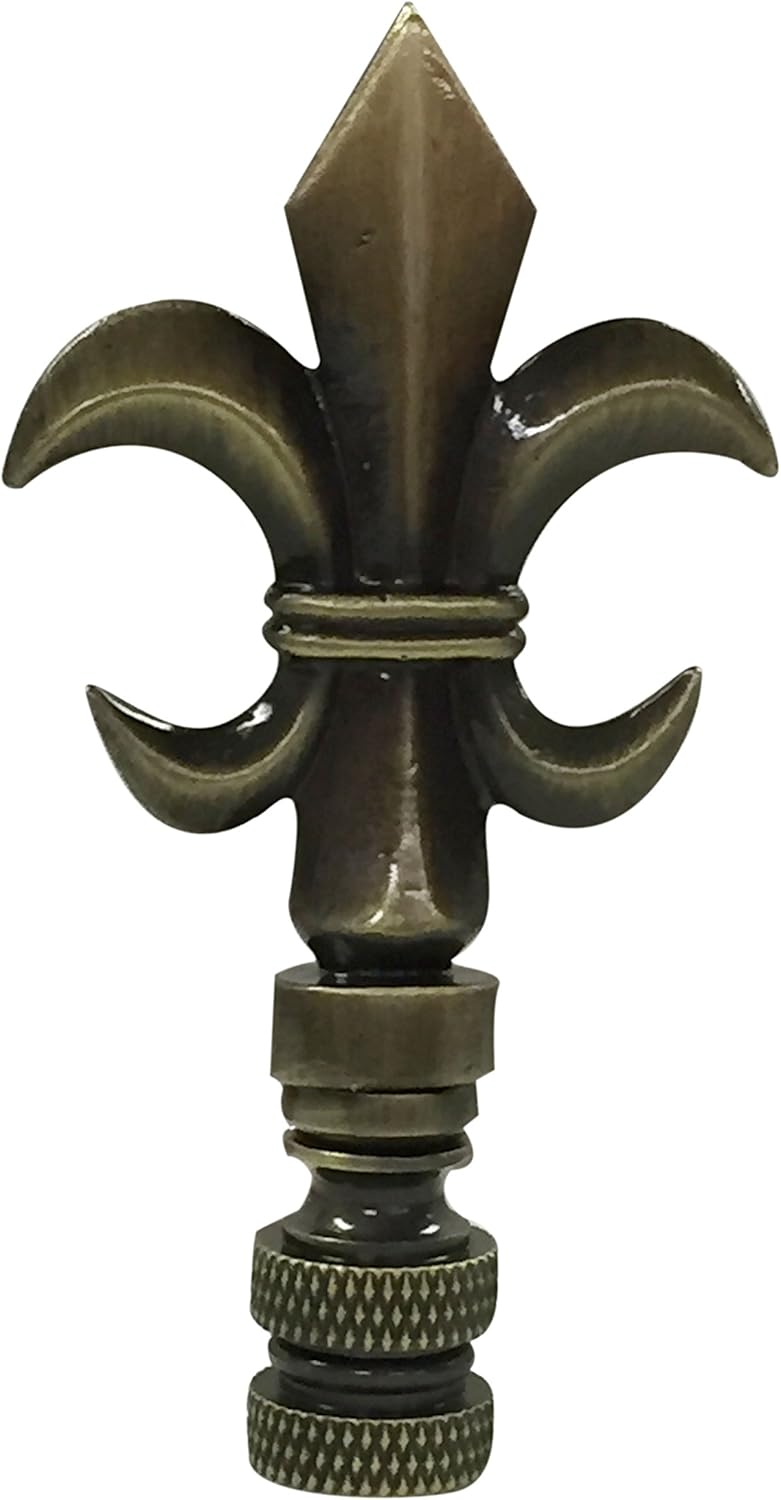 Alternative view of Designs Fleur De Lis 8,25 cm Ucu, Antik Pirinç