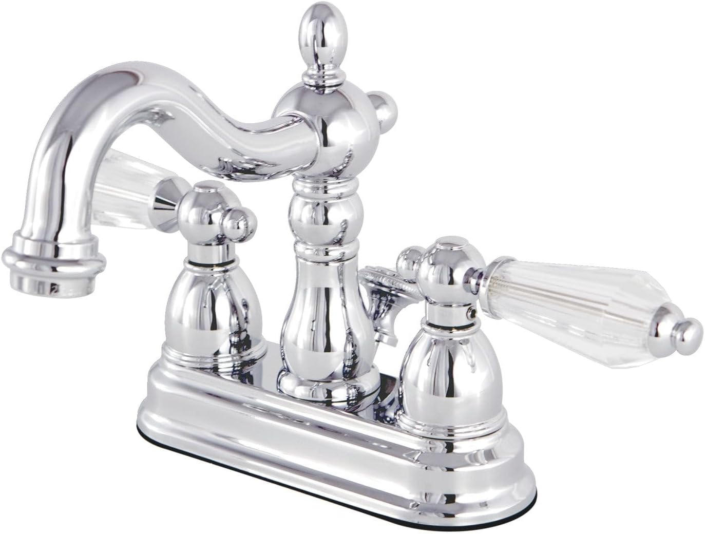 KB1601WLL Perakende Açılır Pencereli 4 "Merkezli Lavabo Bataryası, 4-3/4" Emzikli Erişim, Krom