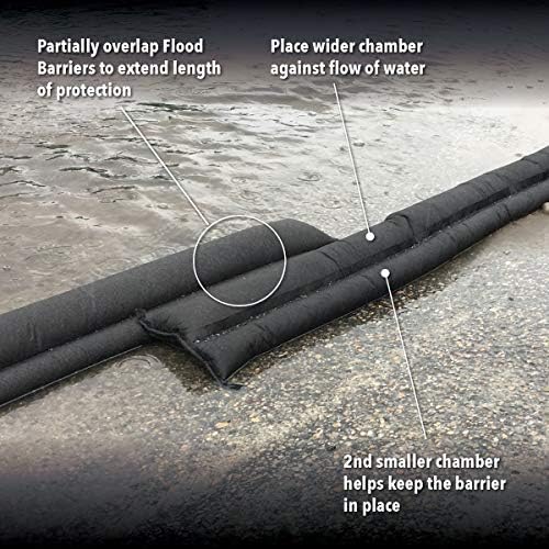 Alternative view of Dam Grab & Go Flood Kit 5-5 ft Flood bariyerleri ve kovada 10-2 ft Flood torba, QDGG10-5, 0 voltsV