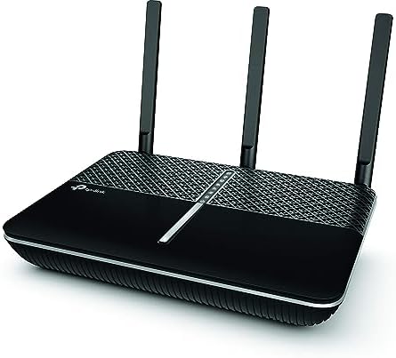 TPLQS Archer VR600 AC1600 Kablosuz Gigabit VDSL/ADSL Modem Router, Versiyon 2.0, Siyah/Gümüş