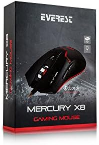 Alternative view of Mercury X8 LED Işıklı 6d 3200DPI Optik Gaming Oyuncu Mouse, Siyah