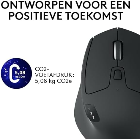 M720 Triathlon Windows/Mac İçin Kablosuz Mouse (Bluetooth, Unifying, Easy-Switch - Üç Cihaz Arasında Kolayca Geçiş Sağlar) Siyah
