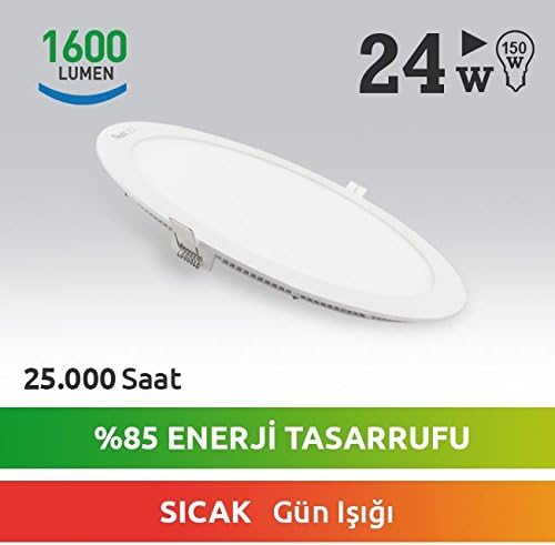 24W-Sly Gün Işığı Led Slim Ampul