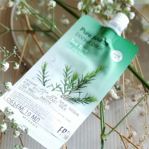 Alternative view of Missha Çay Ağacı Özlü Yağ Kontrolü Sağlayan Uyku Maskesi Pure Source Pack (TEA TREE), 111471